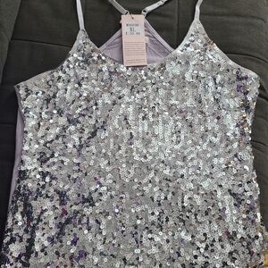 Maner XLarge Sequin Dressy Night Out Tank Top